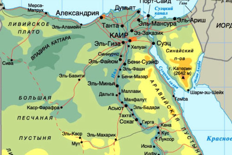 Карта египта с городами курортами. С кем граничит Египет на карте. Туристическая карта Египта. Физическая карта Египта.